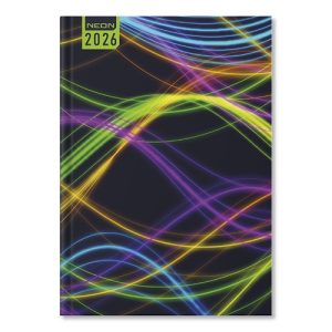 Határidőnapló Period Neon A/5 napi Waves papír 2026