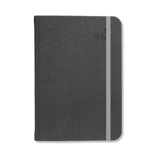 Határidőnapló Period Velour B/5 Napló varrott Antracit 2026