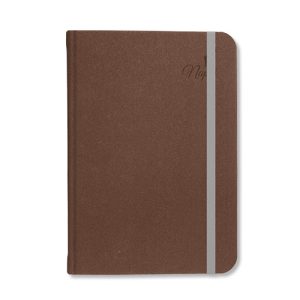 Határidőnapló Period Velour B/5 Napló varrott barna 2026