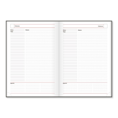 Határidőnapló napló Period Standard B/5 napló bordó műbőr 7 Határidőnapló napló Period Standard B/5 napló bordó műbőr - Image 7