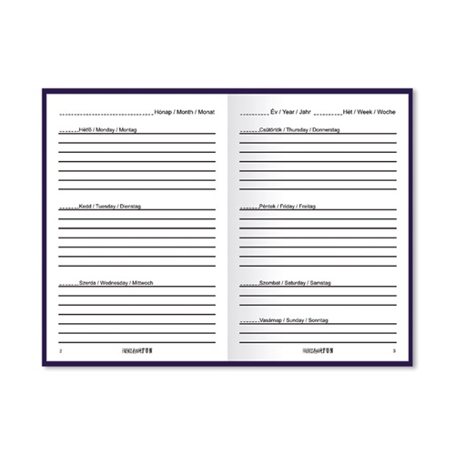 Határidőnapló öröknaptár Forever Calendar A/6 vegyes 115x165 mm 11 Határidőnapló öröknaptár Forever Calendar A/6 vegyes 115x165 mm - Image 11