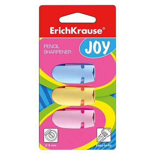 Hegyező ErichKrause Joy 1 lyukú műanyag 3 db-os bliszteres 1 Hegyező ErichKrause Joy 1 lyukú műanyag 3 db-os bliszteres
