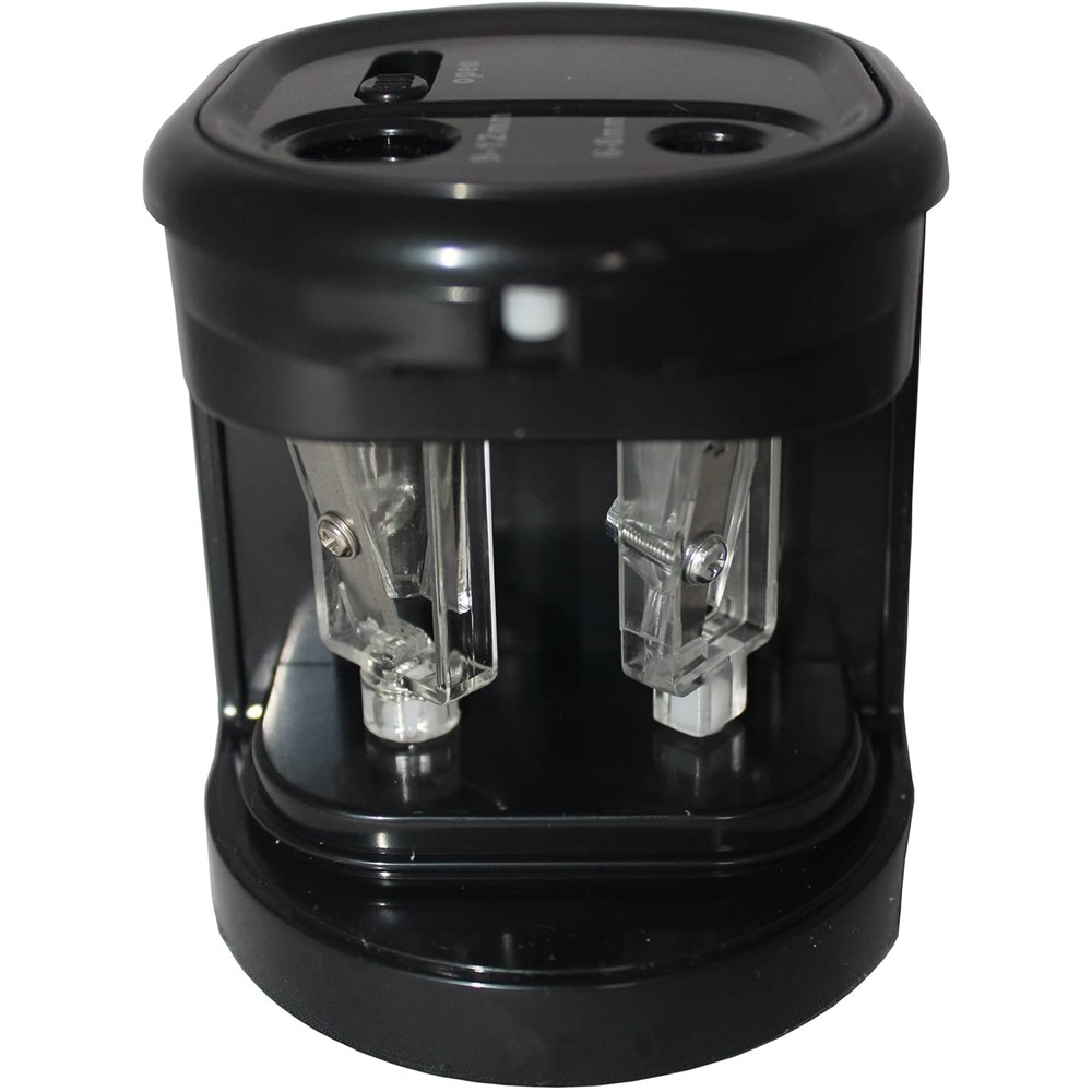 Hegyező asztali 2 lyukú elektromos elemes és USB adapterrel működtethető EG5161 Eagle fekete 3 Hegyező asztali 2 lyukú elektromos elemes és USB adapterrel működtethető EG5161 Eagle fekete - Image 3