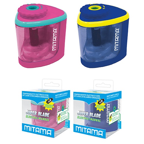 Hegyezőgép Mitama asztali elemes - 2 féle újrahasznosított 1 Hegyezőgép Mitama asztali elemes - 2 féle újrahasznosított