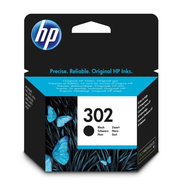 Hp 302 F6U66AE tintapatron black ORIGINAL i127638