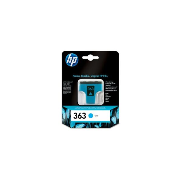 Hp 363 C8771EE tintapatron cyan ORIGINAL leertekelt i181362