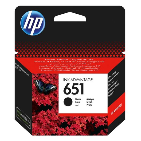 Hp 651 C2P10AE tintapatron black ORIGINAL i121210