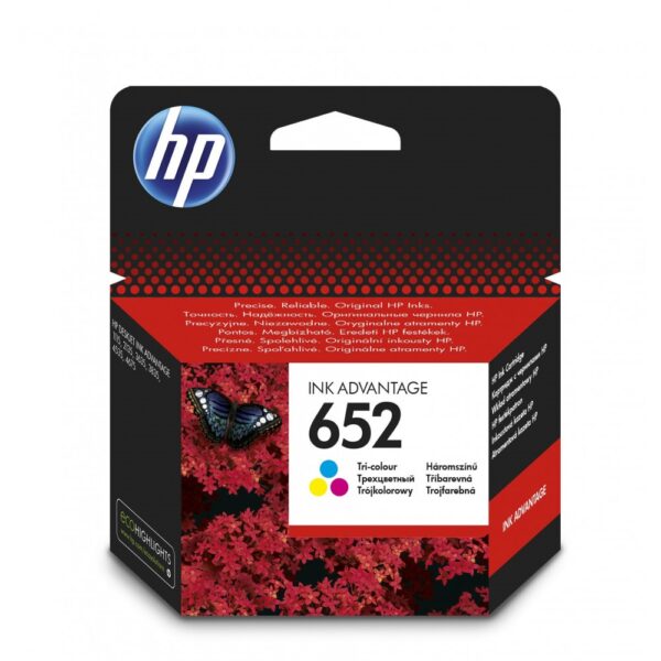 Hp 652 F6V24AE tintapatron color ORIGINAL i127658