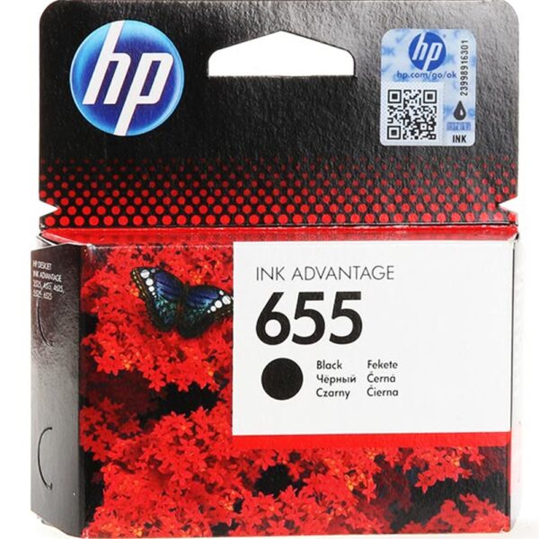 Hp 655CZ109AE tintapatron black ORIGINAL i463429