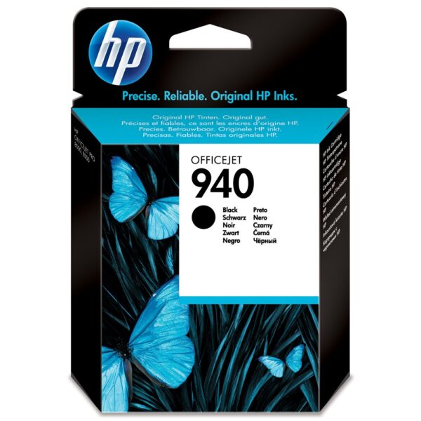 Hp 940 C4902A tintapatron black ORIGINAL leertekelt i181292