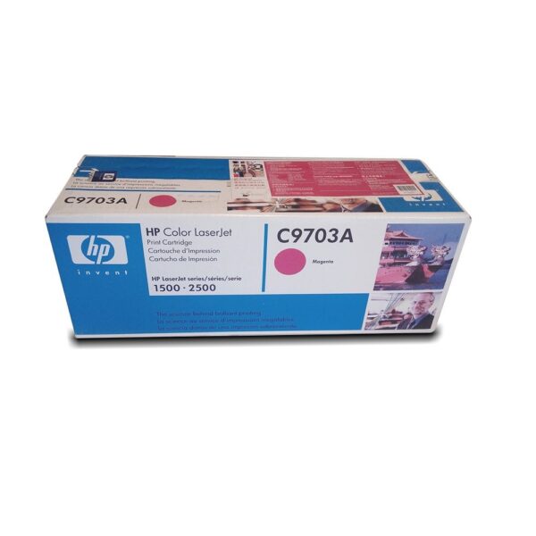 Hp C9703A toner magenta ORIGINAL leertekelt i181422