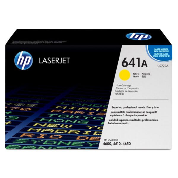 Hp C9722A toner yellow ORIGINAL 641A i126133