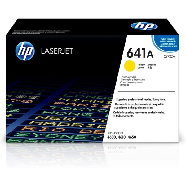 Hp C9722A toner yellow ORIGINAL leertekelt 641A i181432