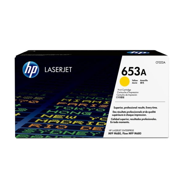 Hp CF322A toner yellow ORIGINAL 653A i126913