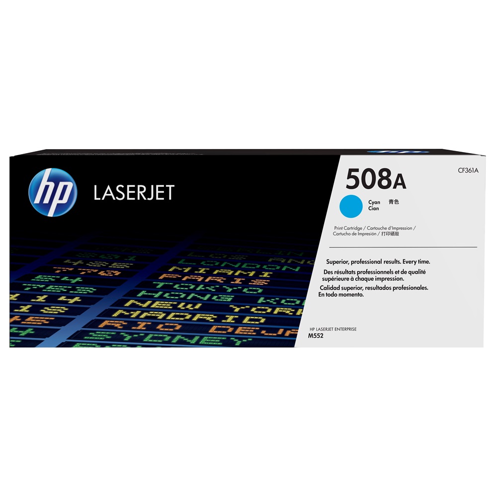 Hp CF361A toner cyan ORIGINAL (508A) 1 Hp CF361A toner cyan ORIGINAL (508A)