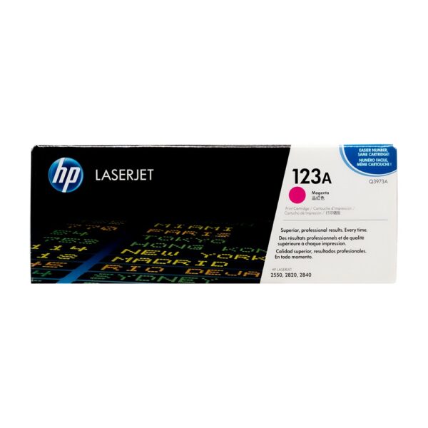 Hp Q3973A toner magenta ORIGINAL leertekelt 123A i181512