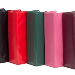 Iratpapucs, PVC, 95 mm, VICTORIA OFFICE, piros