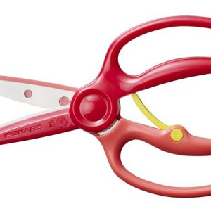 Olló, gyakorló, óvodai, FISKARS, piros