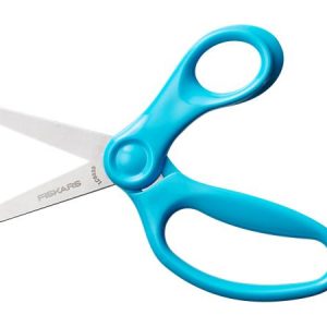 Olló, óvodai, 13 cm, FISKARS, türkizkék