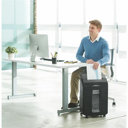 Iratmegsemmisítő, minikonfetti, 90 lap, FELLOWES "AutoMax™ 100M" 4 461A2