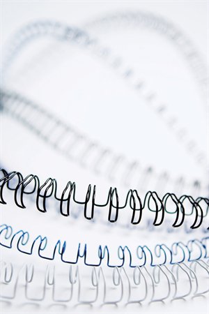 Spirál, fém, 3:1, 8 mm, 36-50 lap, FELLOWES, fehér 1 FELLOWES