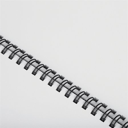 Spirál, fém, 3:1, 8 mm, 36-50 lap, FELLOWES, fehér 2 Spirál, fém, 3:1, 8 mm, 36-50 lap, FELLOWES, fehér