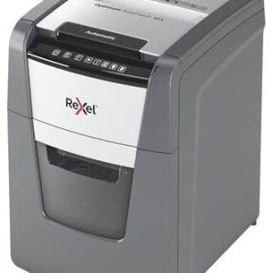 Iratmegsemmisítő, konfetti, 90 lap, REXEL, "Optimum AutoFeed+ 90X"