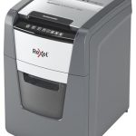 Iratmegsemmisítő, konfetti, 100 lap, REXEL "Optimum AutoFeed+ 100X"