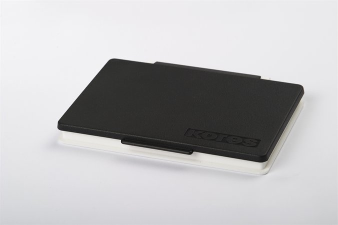 Bélyegzőpárna, 110x70 mm, KORES "Stampo", natúr 2 Bélyegzőpárna, 110x70 mm, KORES "Stampo", natúr