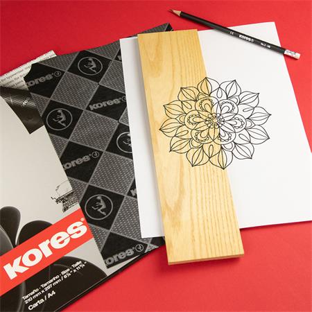 Indigó, A4, gépi, KORES, 20 lap, fekete 2 Indigó, A4, gépi, KORES, 20 lap, fekete