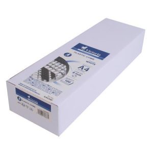 Spirál, műanyag, 8 mm, 21-40 lap, VICTORIA OFFICE, fehér