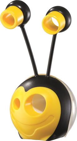 Hegyező, kétlyukú, tartályos, MAPED "Croc Croc", méhecske 3 Kétlyukú hegyezők