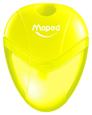 Hegyező display, egylyukú, tartályos, MAPED "I-Gloo Neon", vegyes színek 3 Egylyukú hegyezők