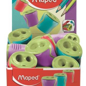 Hegyező display, kétlyukú, tartályos, MAPED "Boogy", vegyes színek