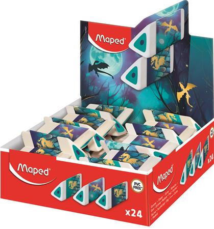 Radír display, MAPED "Dragon Pyramid sárkány" 1 MAPED