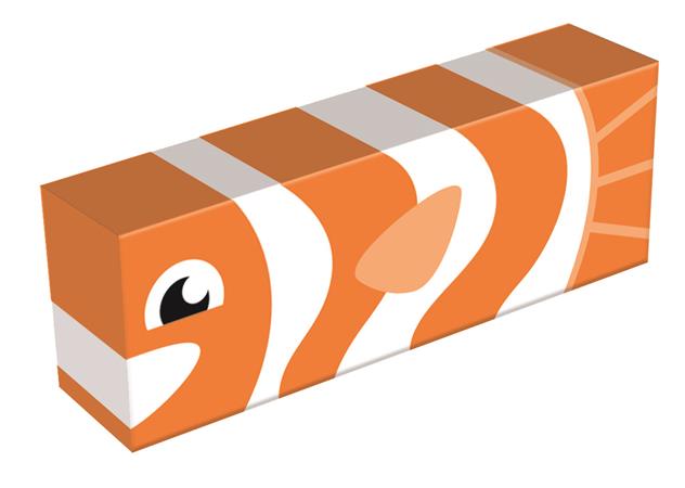 Radír display, állatos, MAPED „Animals”, vegyes minták 3 Radírok