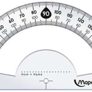 Vonalzókészlet, kicsi, műanyag, 4 darabos, MAPED "Start"