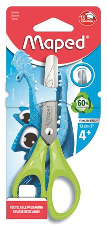 Olló, iskolai, 13 cm, MAPED "Essentials Pulse", vegyes színek 1 MAPED