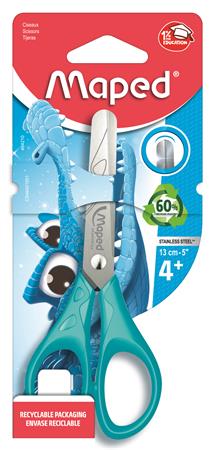 Olló, iskolai, 13 cm, MAPED "Essentials Pulse", vegyes színek 3 Iskolai és óvodai ollók