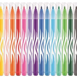 Filctoll készlet, 2,8 mm, kimosható, MAPED "Color`Peps Jungle", 18 különböző szín