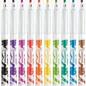 Filctoll készlet, kimosható, ecsetjellegű, MAPED "Color ’Peps Brush", 10 különböző szín