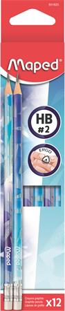 Grafitceruza radírral, HB, háromszögletű, MAPED "Arctic jégvilág" 1 MAPED