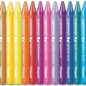 Zsírkréta, MAPED "Color`Peps Wax", 18 különböző szín