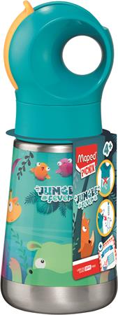 Kulacs, 350 ml, rozsdamentes acél, MAPED PICNIK "Jungle Fever" 1 MAPED PICNIK