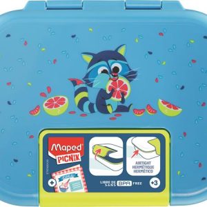 Uzsonnás doboz, 900 ml, Ecozen®, MAPED PICNIK "Concept Miniz", mosómedve