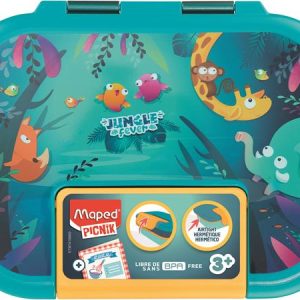 Uzsonnás doboz, 900 ml, Ecozen®, MAPED PICNIK "Jungle Fever"