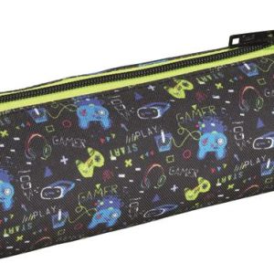 Tolltartó, henger alakú, cipzáras, MAPED, gaming