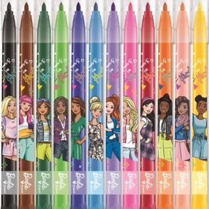 Filctoll készlet, 2,8 mm, kimosható, MAPED "Barbie", 12 különböző szín