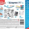 Fújós filctoll készlet, MAPED CREATIV, "Blow pen Art", csíkozás