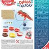 Dínó készítő modellező gyurma készlet, MAPED CREATIV "Dinos factory", T-Rex